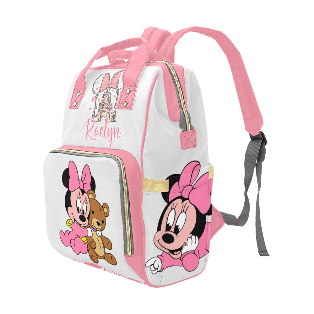 Personalized Minnie Mouse Diaper Bag