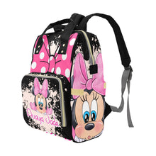 Load image into Gallery viewer, Personalized Diaper Bag and Minky Baby Blanket Bundle
