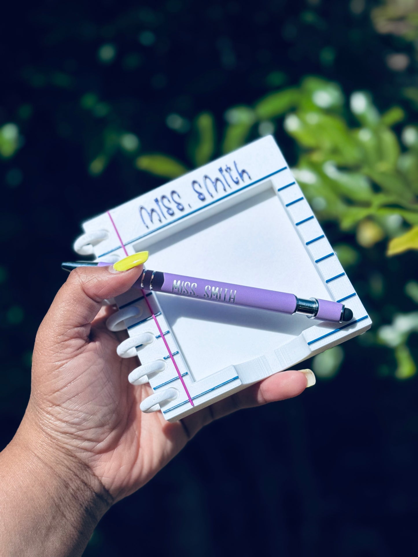 Teachers Notebook Sticky Note Holder