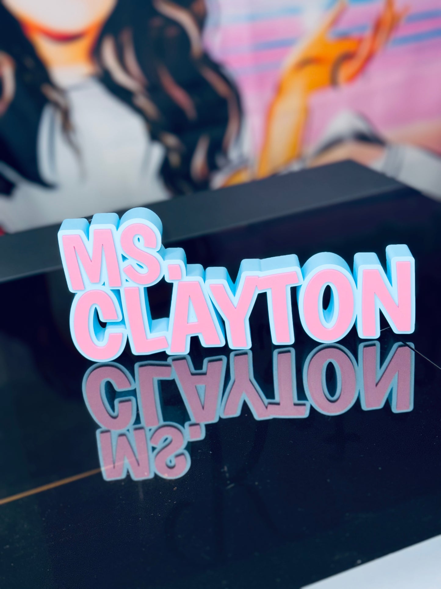 Teacher Desk Name Sign