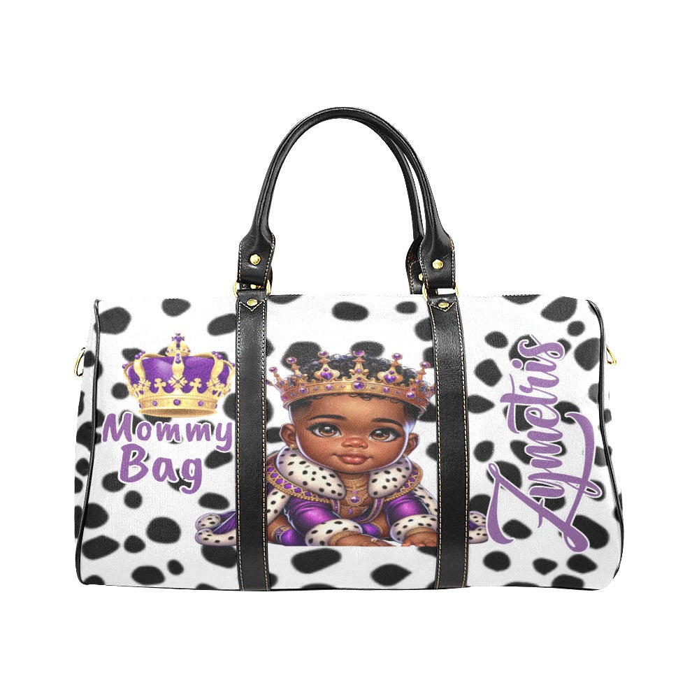 Personalized Diaper bag, Mommy bag and Minky Baby Blanket