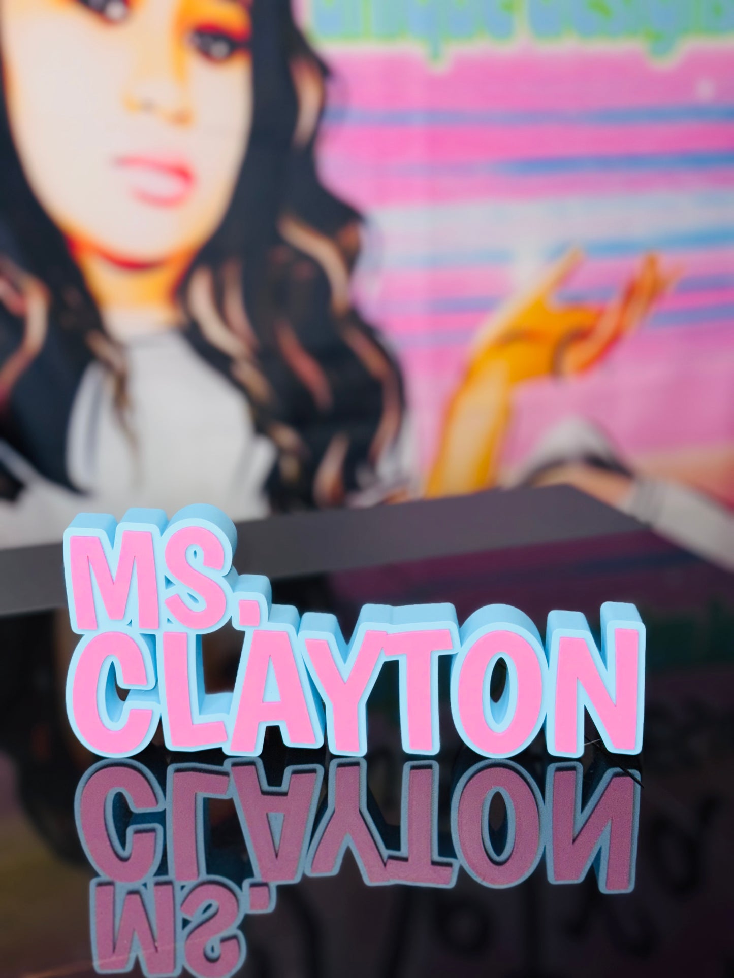 Teacher Desk Name Sign