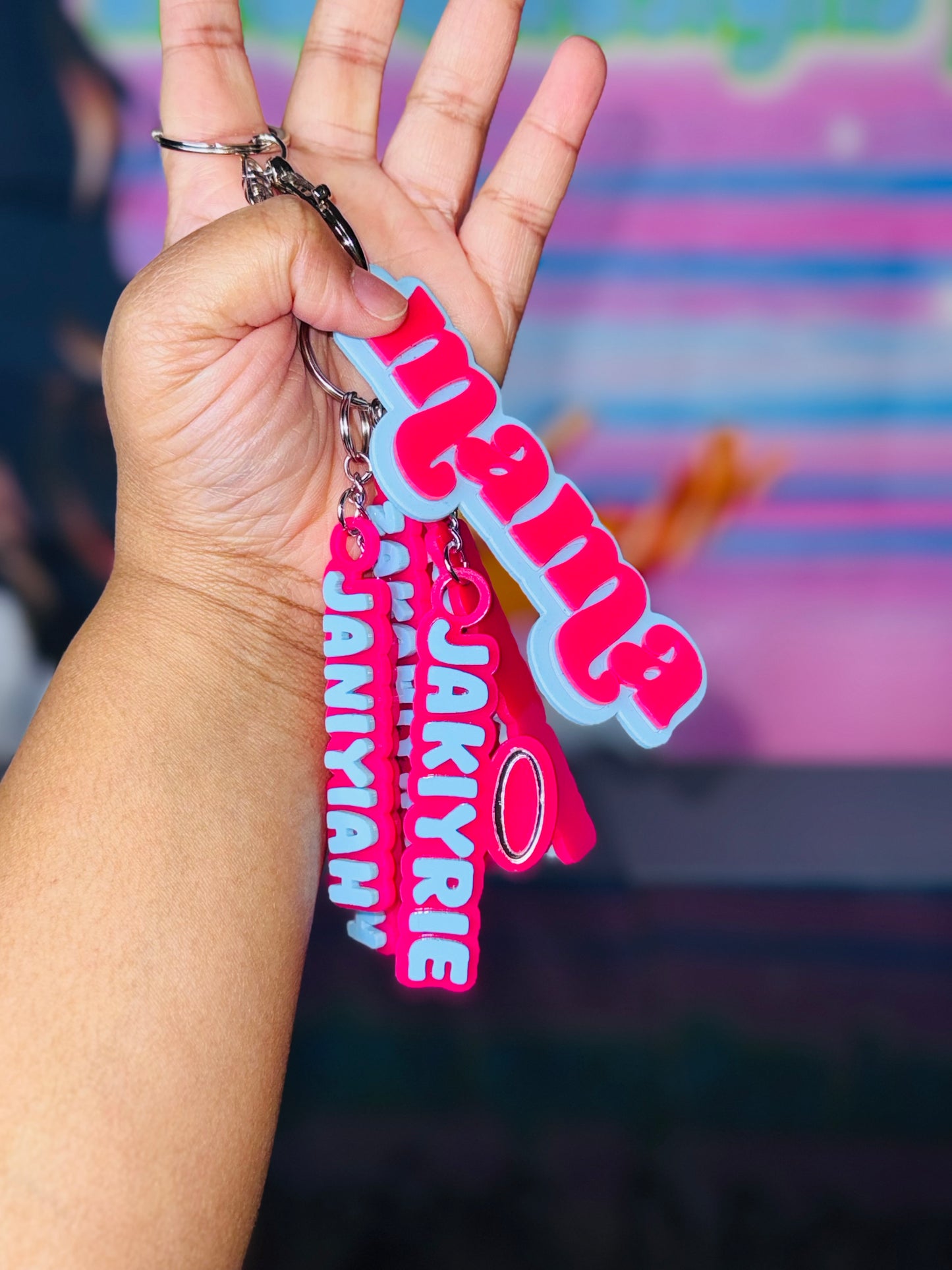 MAMA Keychains – Personalized with Kids’ Names