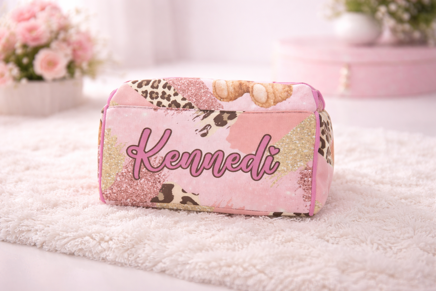 ✨ Personalized Teddy Luxe Diaper Bag