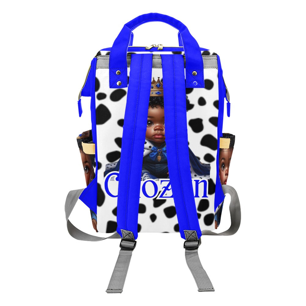 Personalized Little Prince Mommy Bag, Diaper bag and Minky Baby Blanket