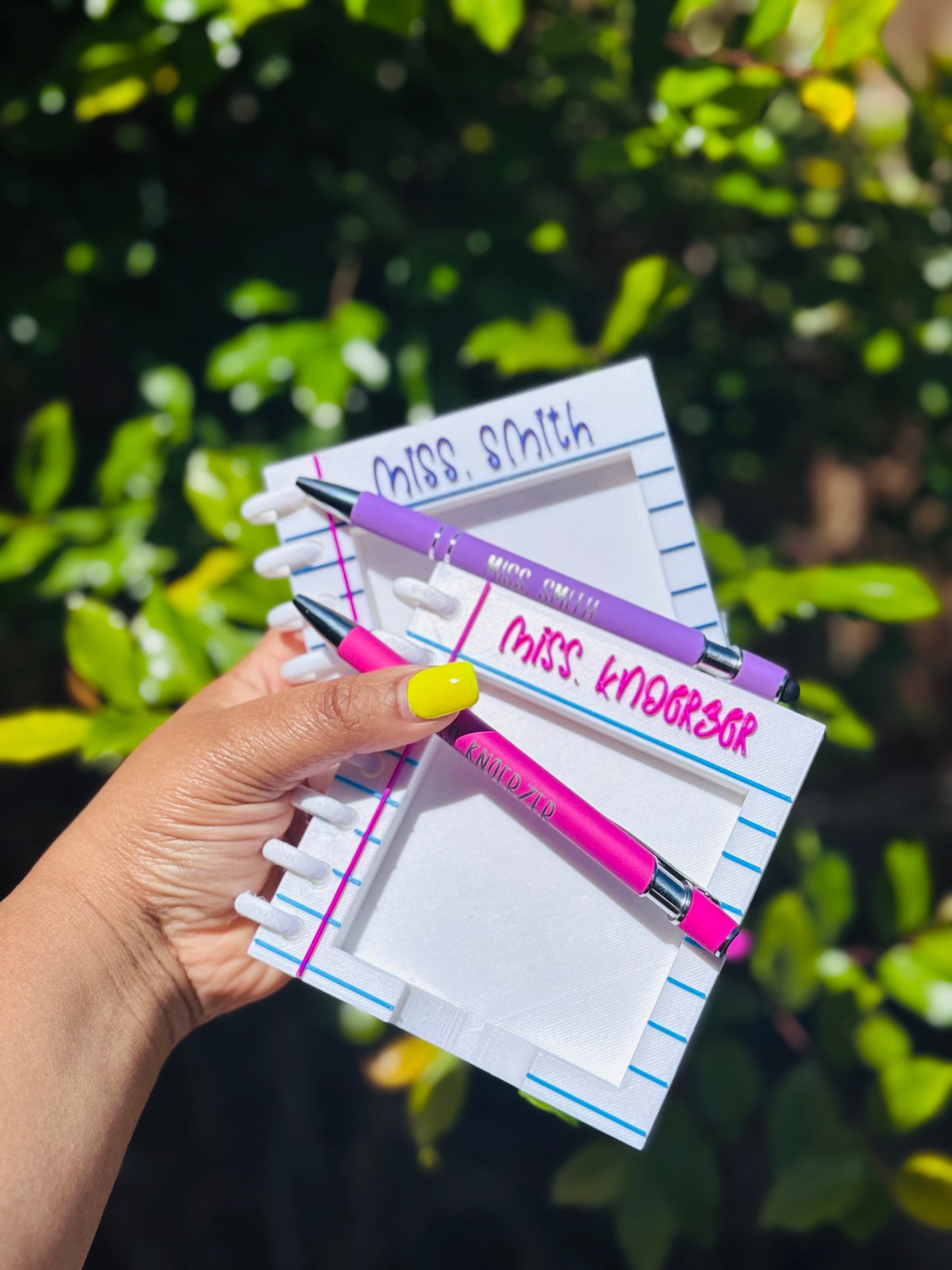 Teachers Notebook Sticky Note Holder