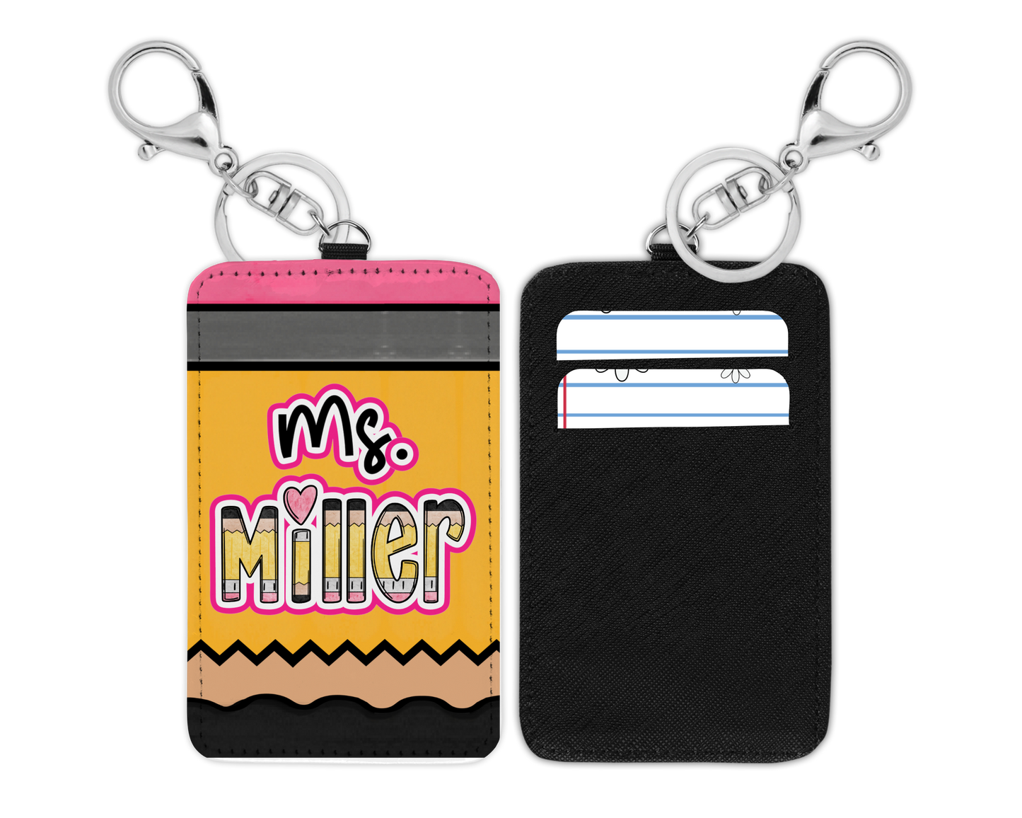 Teacher ID badge Holder
(Breakaway Lanyard)