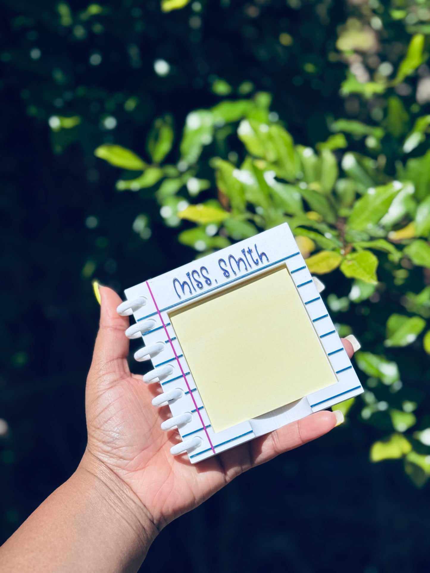 Teachers Notebook Sticky Note Holder