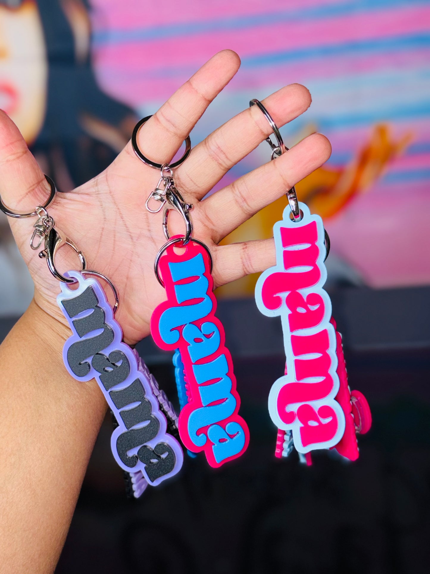 MAMA Keychains – Personalized with Kids’ Names