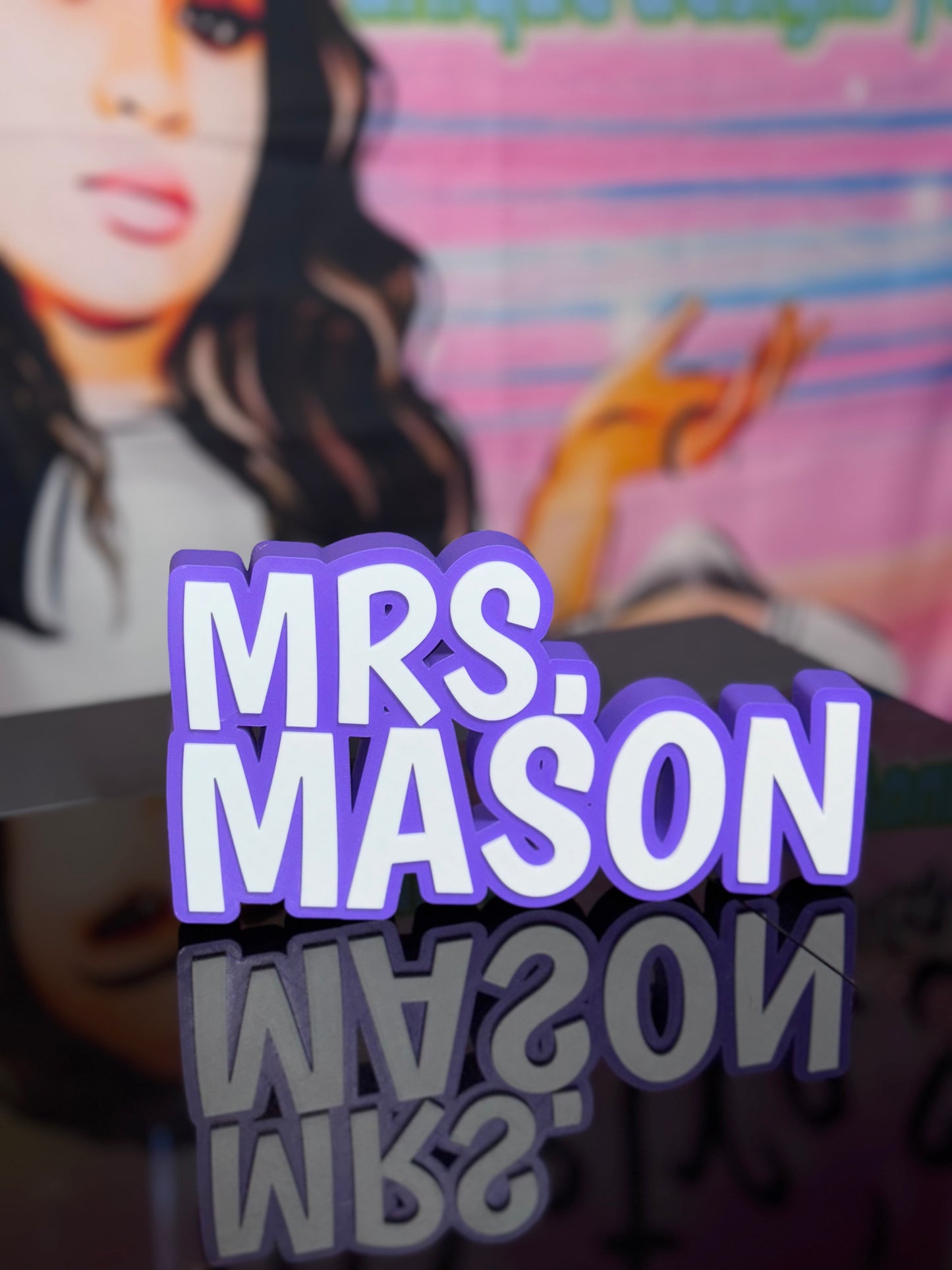 Teacher Desk Name Sign