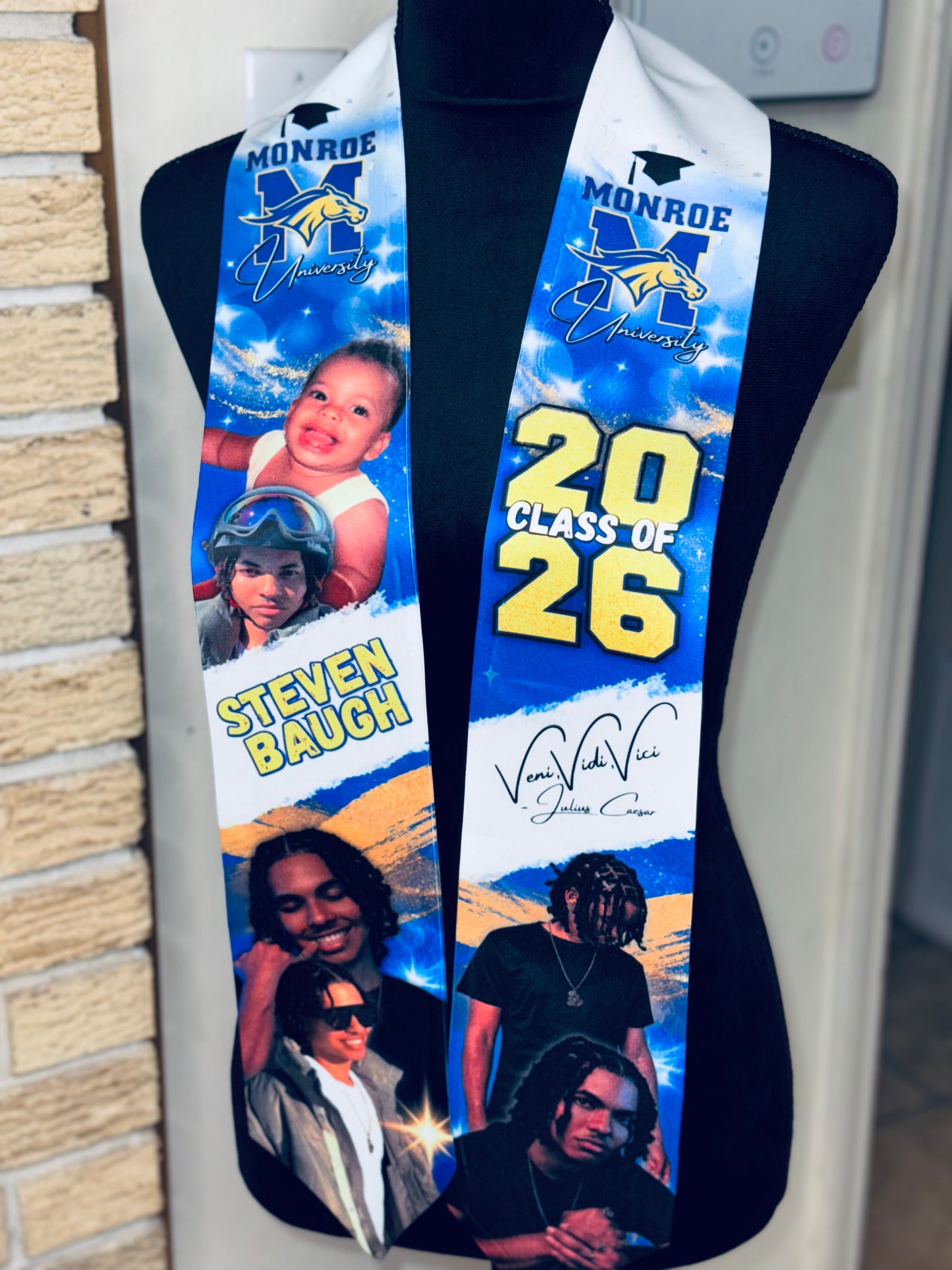 Custom Adult Size Graduation Stole