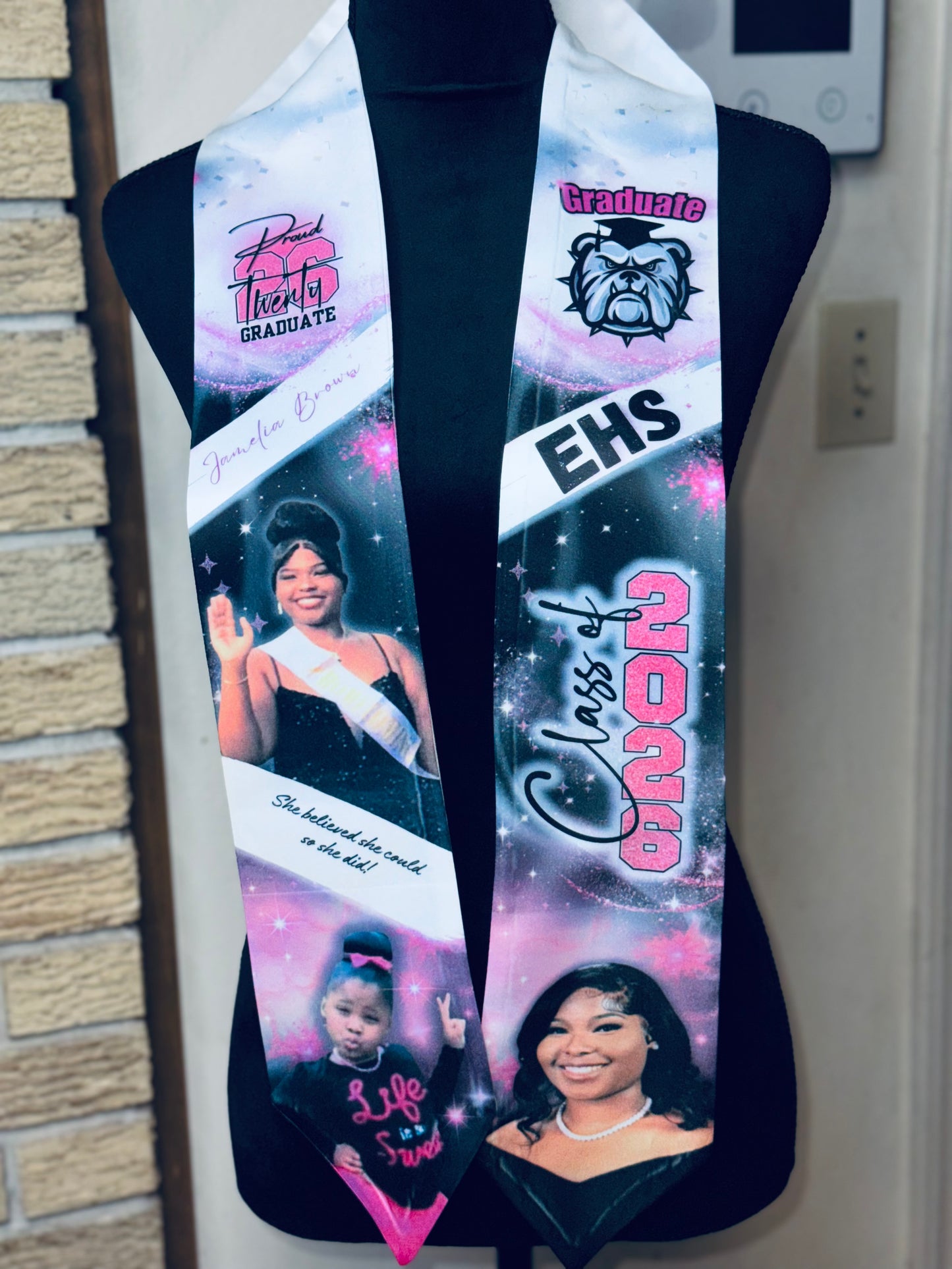 Custom Adult Size Graduation Stole