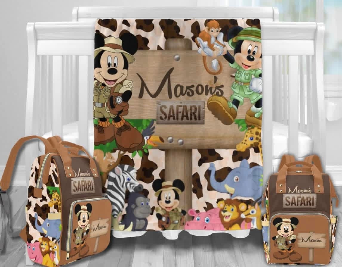 DiaperBag and Blanket (Theme Requests)
All themed requests should be placed under this listing.
Once your order is received, design options based on your selected theme will be shared for you to choose from via text or email within 24–48 business hours.