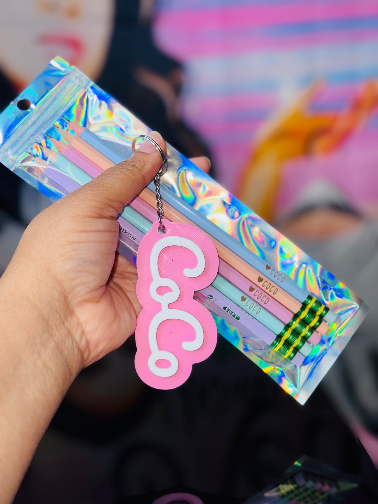 3D Book bag Name Tags (Tag ONLY) (PENCILS “NOT” INCLUDED)