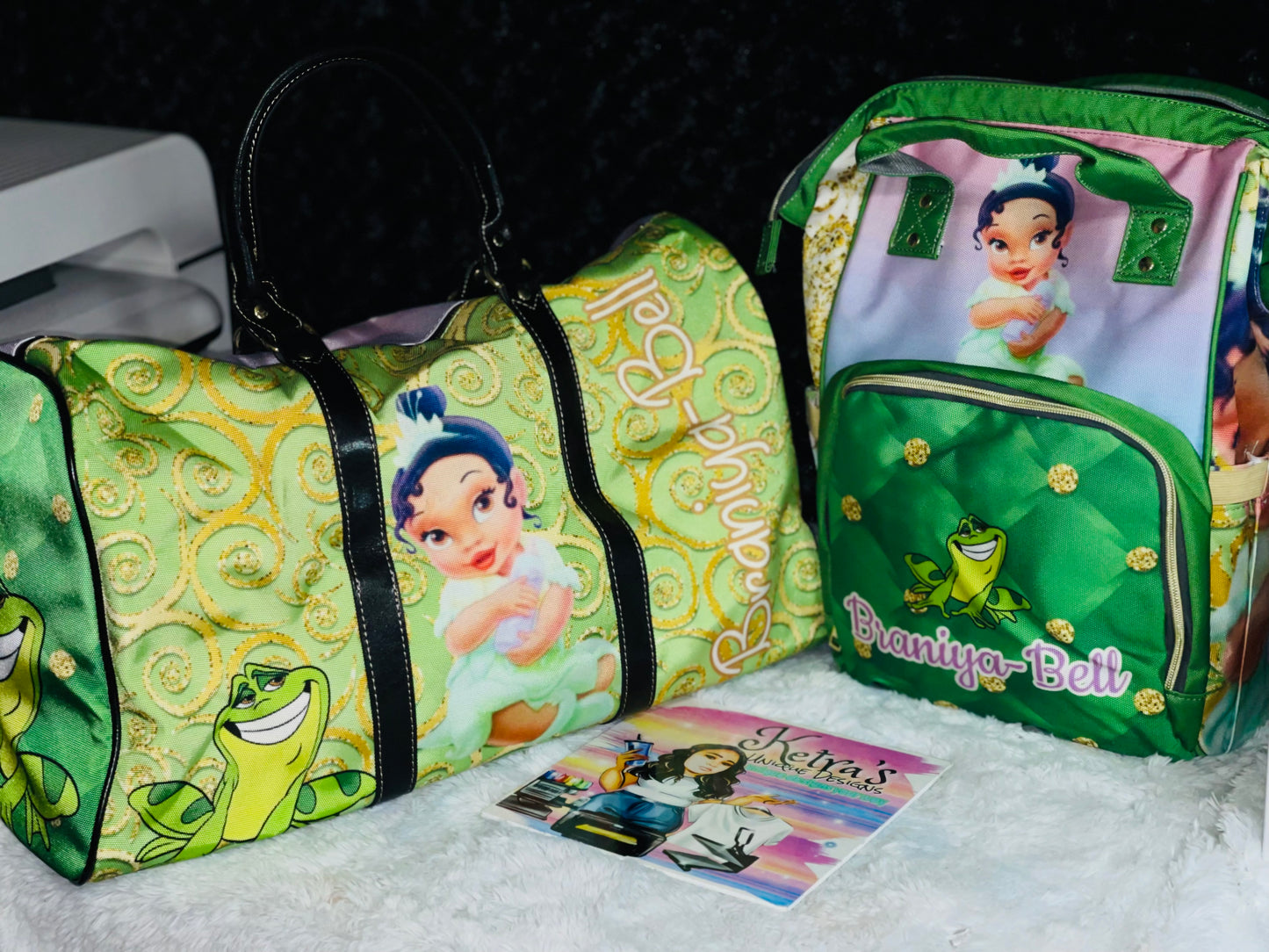 Princess Mommy Bag and Matching Baby Bag Bundle!