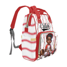 Load image into Gallery viewer, Baseball Themed Baby Bag
