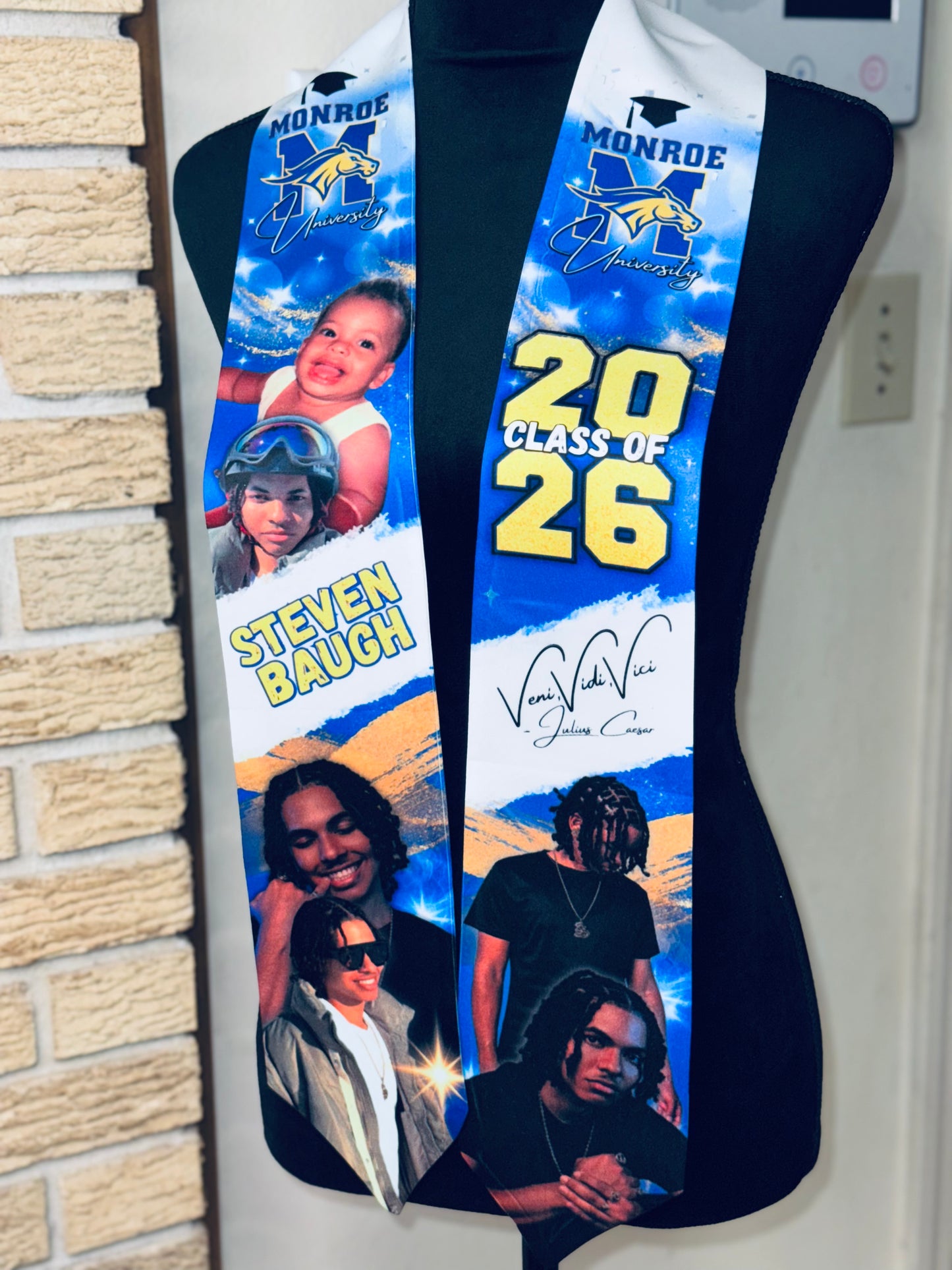 Custom Adult Size Graduation Stole