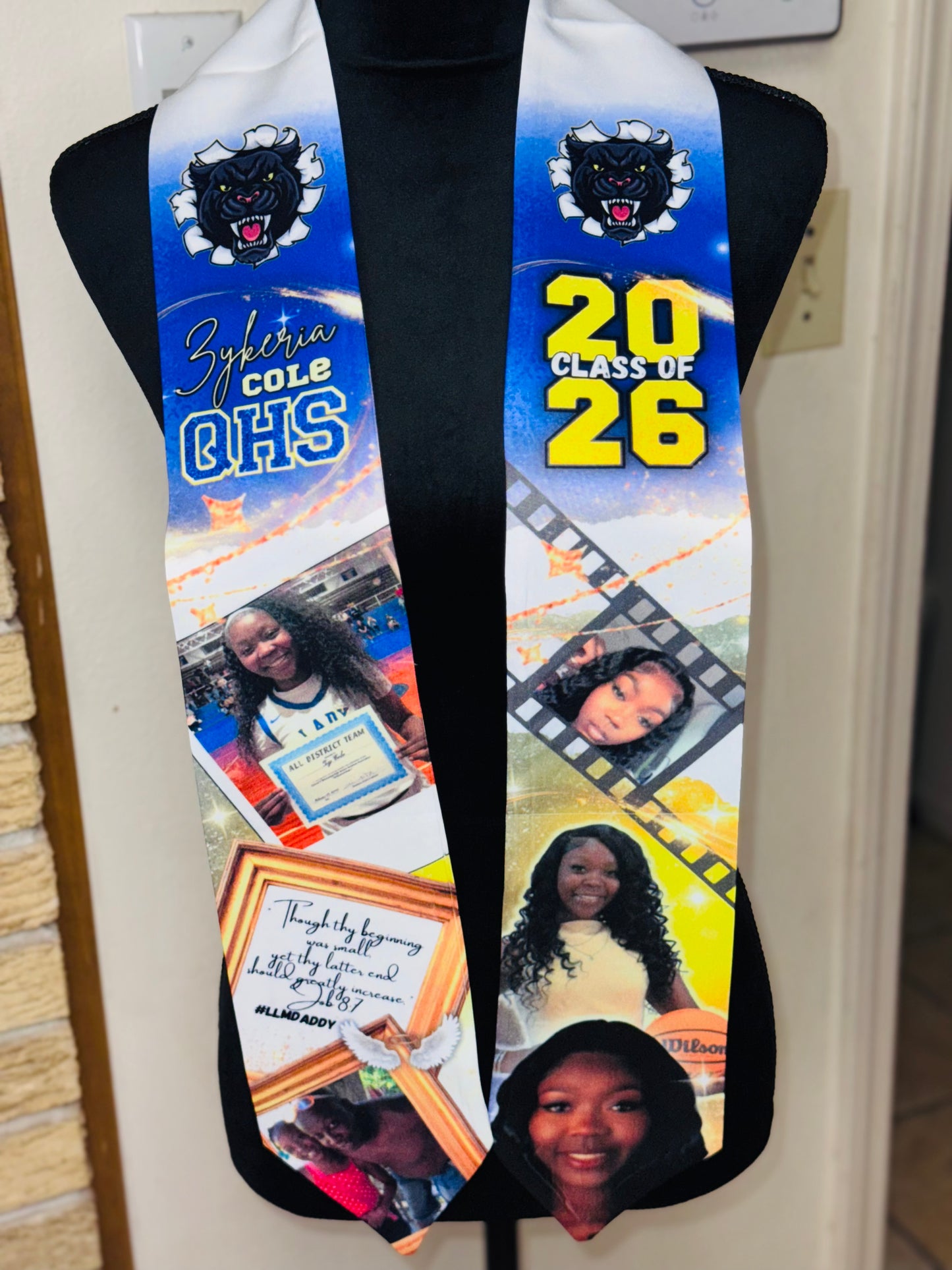 Custom Adult Size Graduation Stole