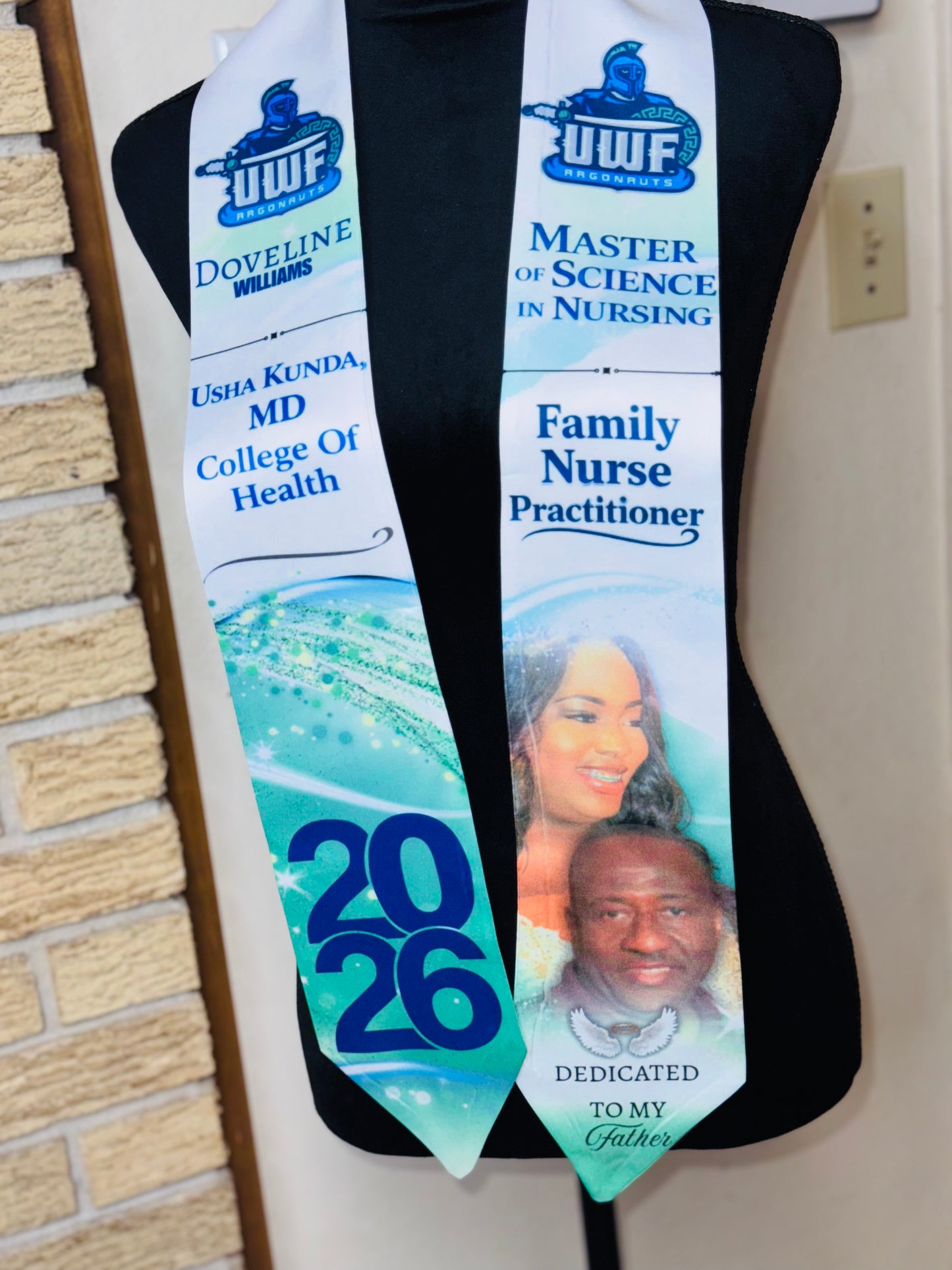 Custom Adult Size Graduation Stole