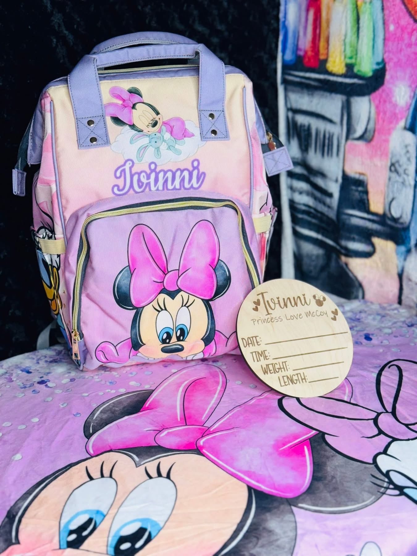 DiaperBag (Specific Theme Requests)
All themed requests should be placed under this listing.

Once your order is received, design options based on your selected theme will be shared for you to choose from via text or email within 24–48 business hours.