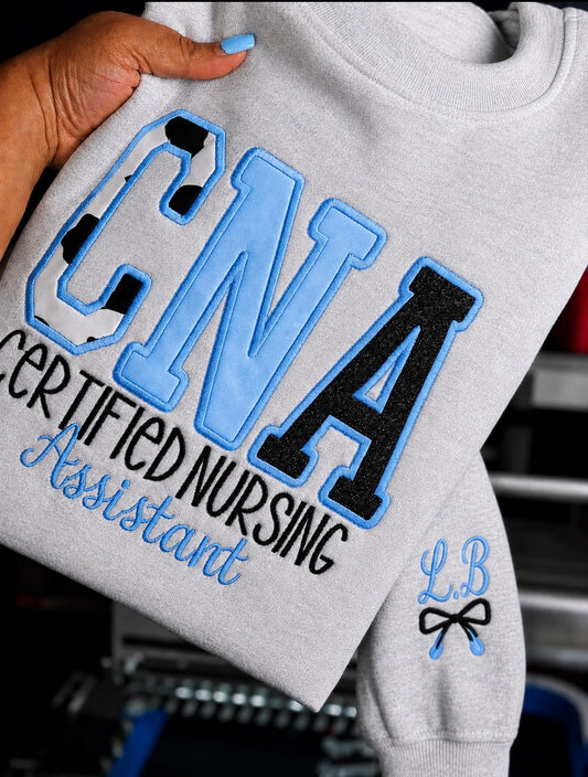 CNA Sweatshirt Cow Print