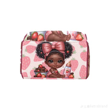 Load image into Gallery viewer, Strawberry Themed, Mommy Bag, Baby Bag and Minky Baby Blanket
