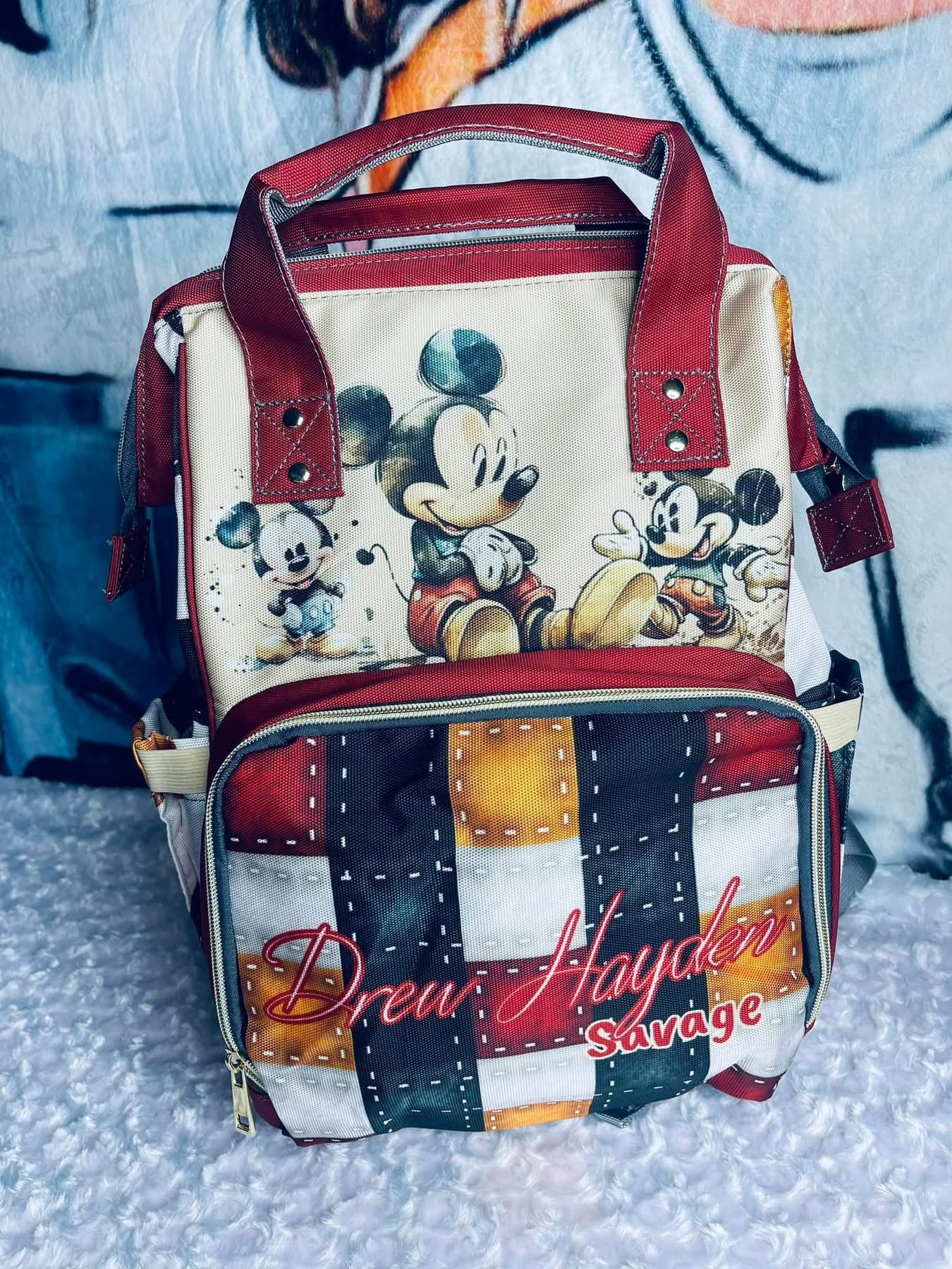 DiaperBag (Specific Theme Requests)
All themed requests should be placed under this listing.

Once your order is received, design options based on your selected theme will be shared for you to choose from via text or email within 24–48 business hours.