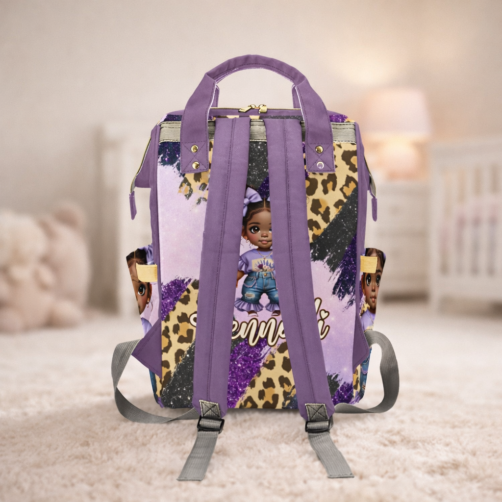✨ Lavender Luxe Diaper Bag