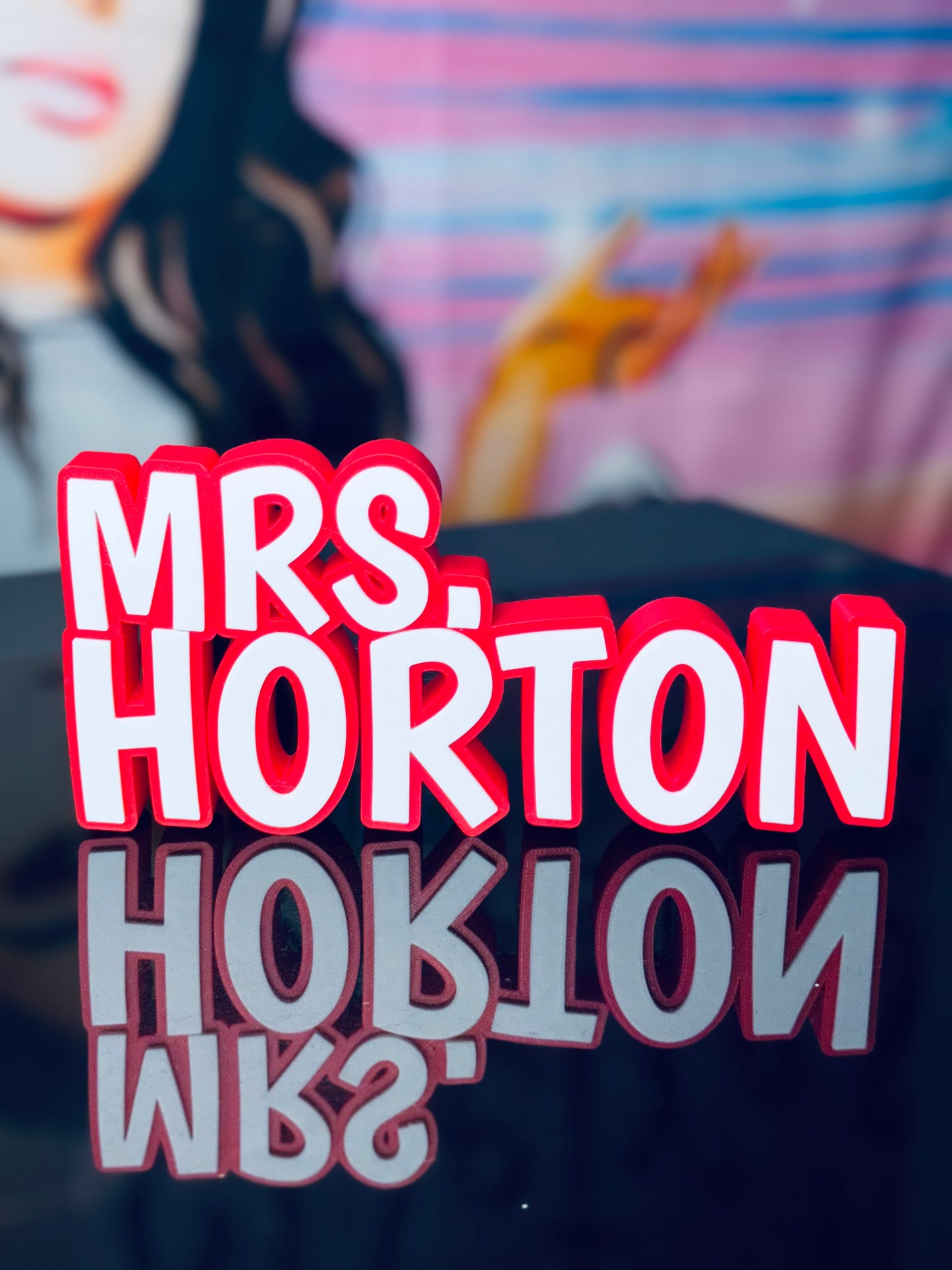 Teacher Desk Name Sign