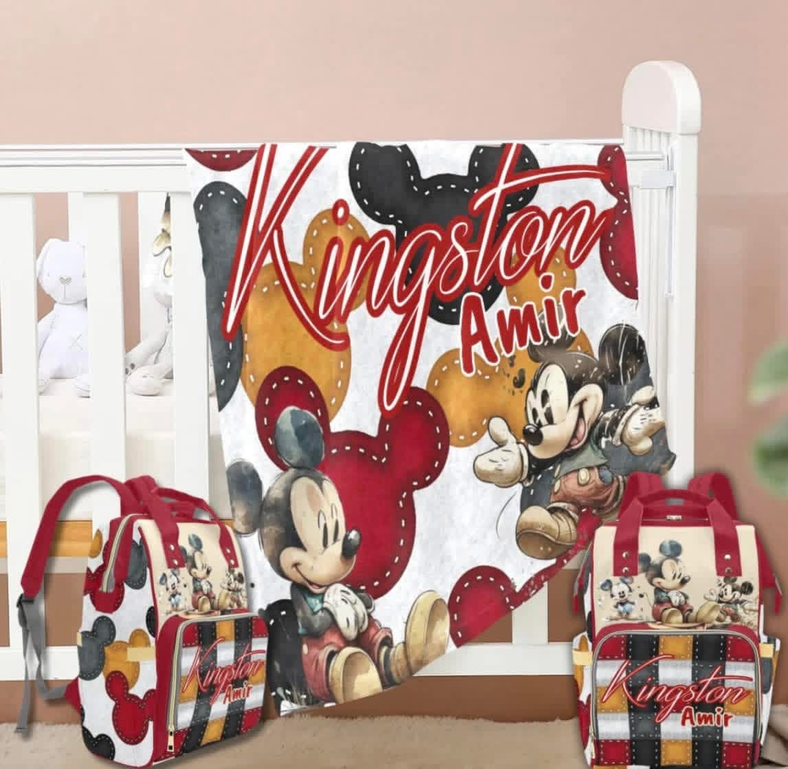 DiaperBag and Blanket (Theme Requests)
All themed requests should be placed under this listing.
Once your order is received, design options based on your selected theme will be shared for you to choose from via text or email within 24–48 business hours.