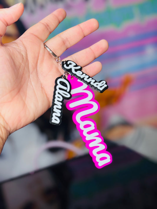 MAMA Keychains – Personalized with Kids’ Names