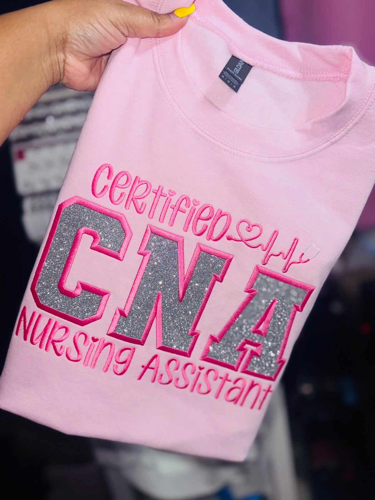 Personalized Healthcare Embroidered Sweatshirt