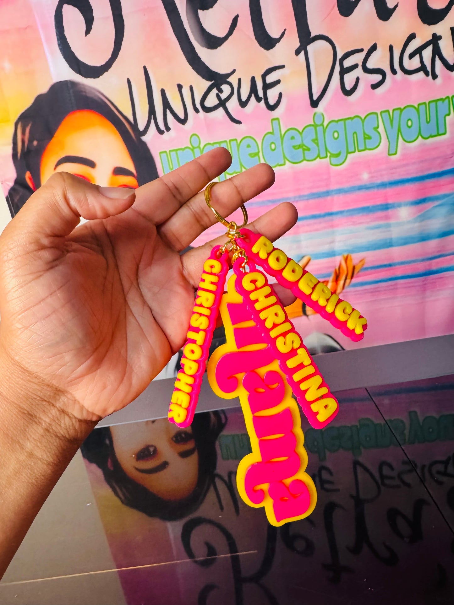 MAMA Keychains – Personalized with Kids’ Names