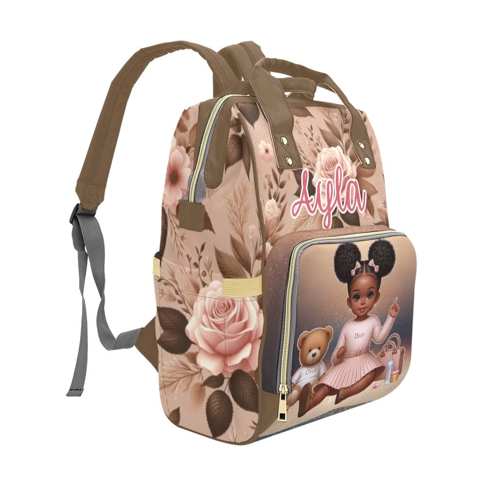 Adorable Roses Diaper Bag