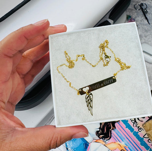 Engraved Heart Necklace