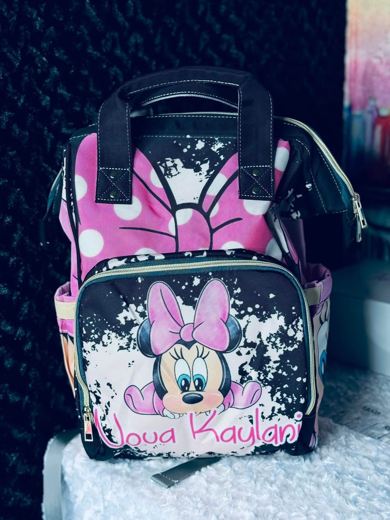 DiaperBag (Specific Theme Requests)
All themed requests should be placed under this listing.

Once your order is received, design options based on your selected theme will be shared for you to choose from via text or email within 24–48 business hours.