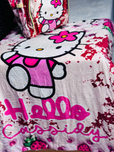 Load image into Gallery viewer, Hello Kitty Diaper Bag and Minky Baby Blanket Bundle
