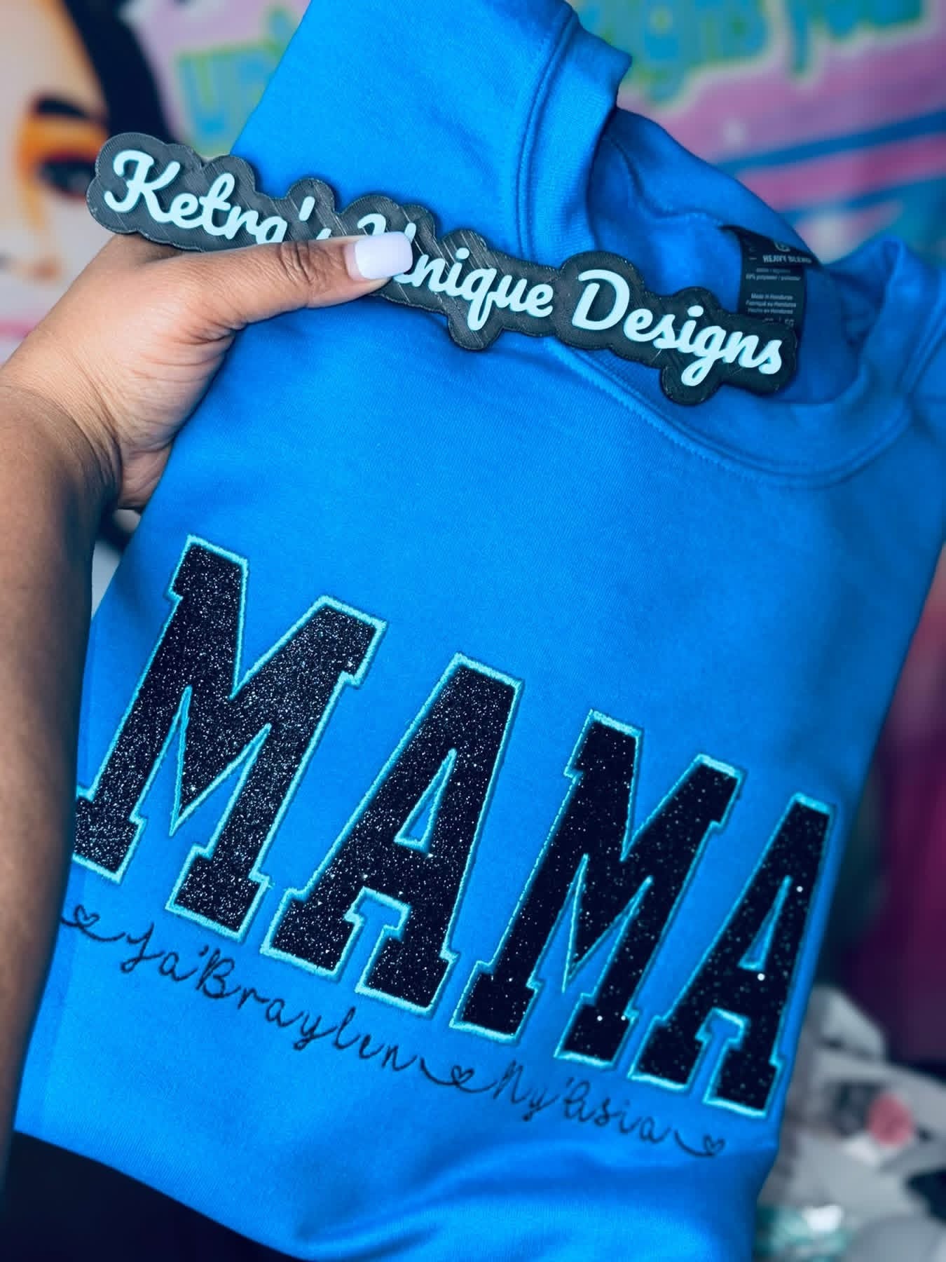 Embroidered MAMA Sweatshirt