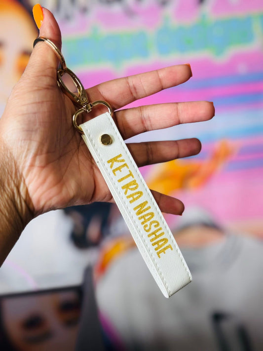 Engraved Wristlet for Keychain