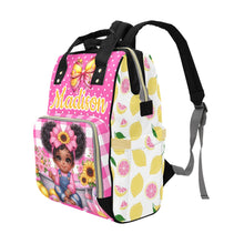 Load image into Gallery viewer, Paw Diaper bag, Mommy bag and Minky Baby Blanket Bundle

