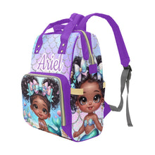 Load image into Gallery viewer, Mermaid Theme Baby Bag
