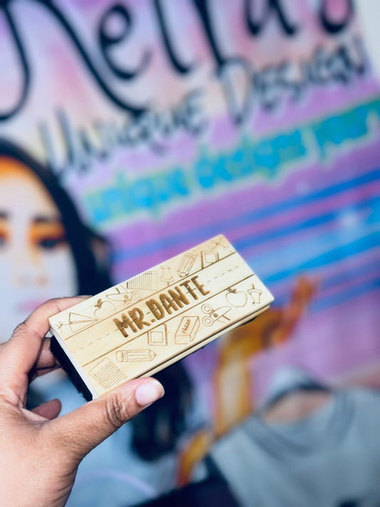 Engraved Dry Erase Board Eraser