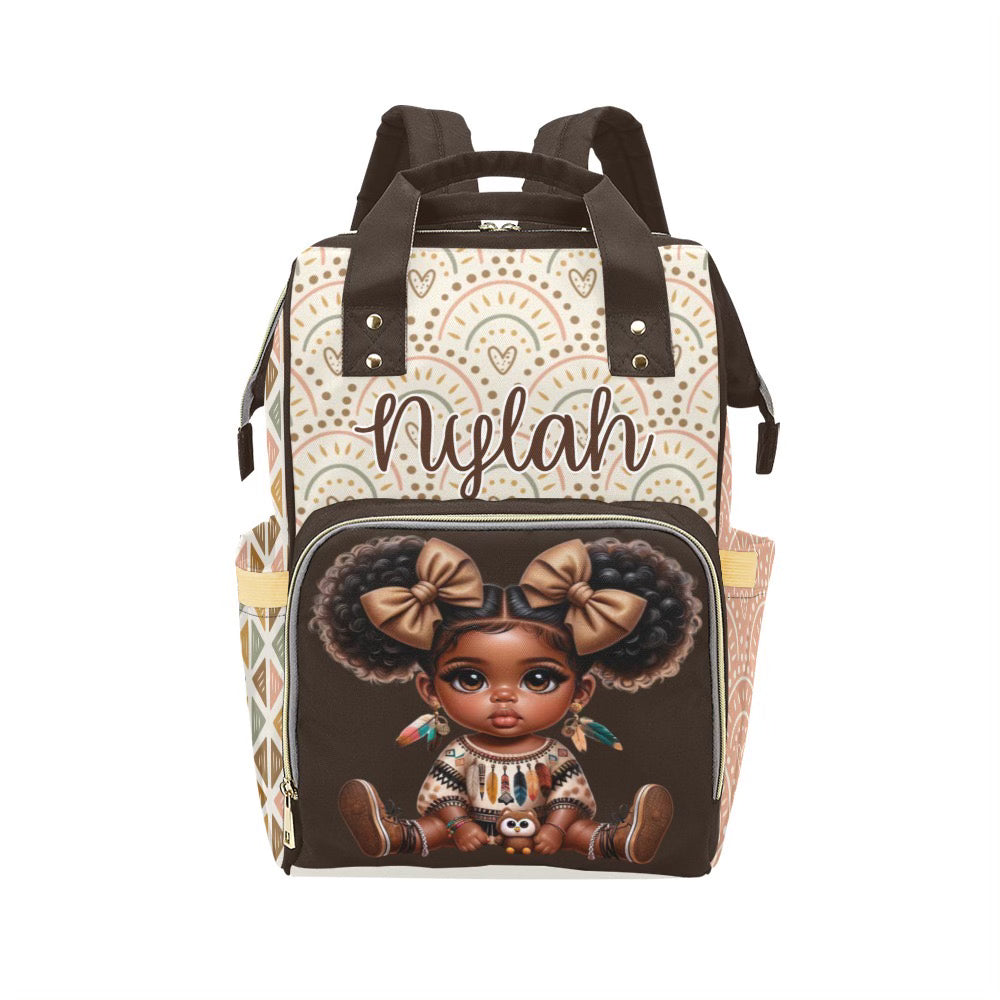 Boho Chic Adorable Personalized Diaper Bag
