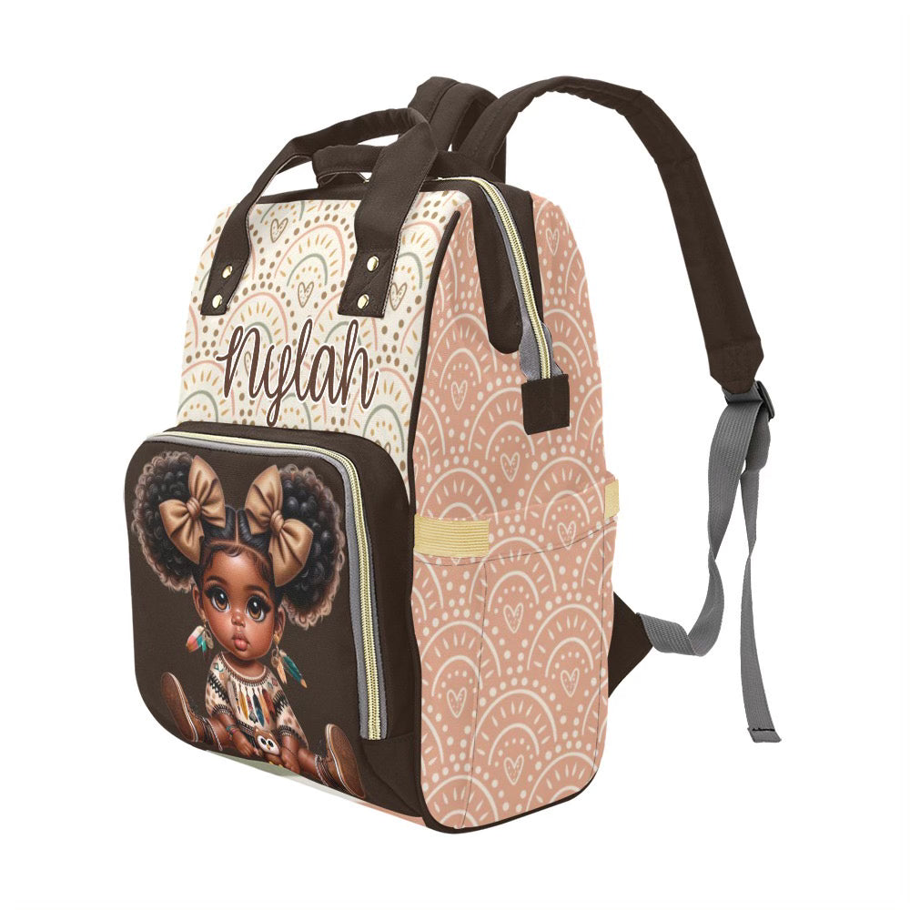 Boho Chic Adorable Personalized Diaper Bag