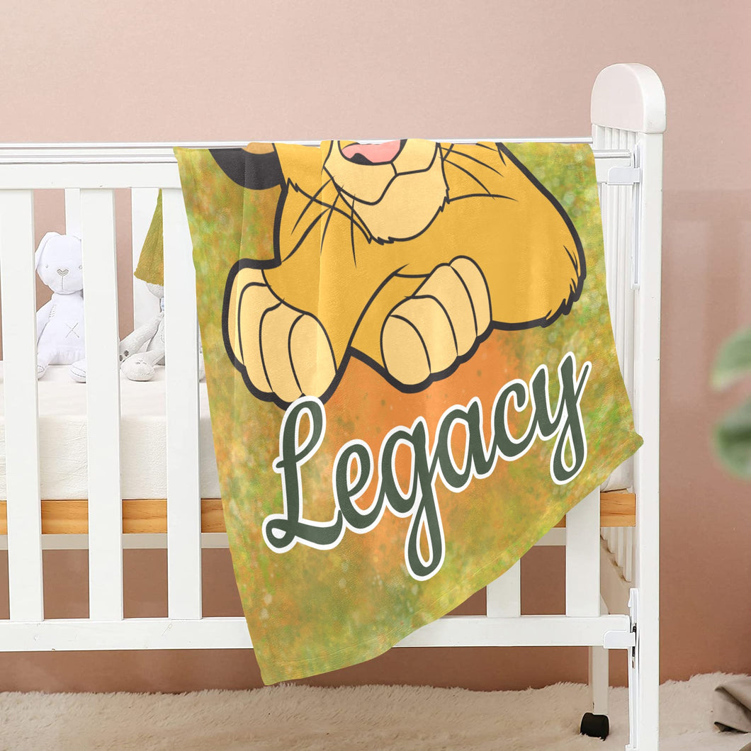 Personalized Cozy Minky Baby Blanket